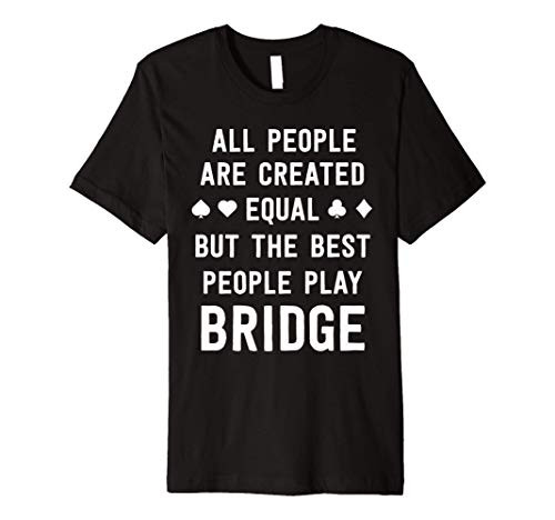 Gifts For Bridge Lover Bridge Card Game Shirt Card Player Premium T-Shirt