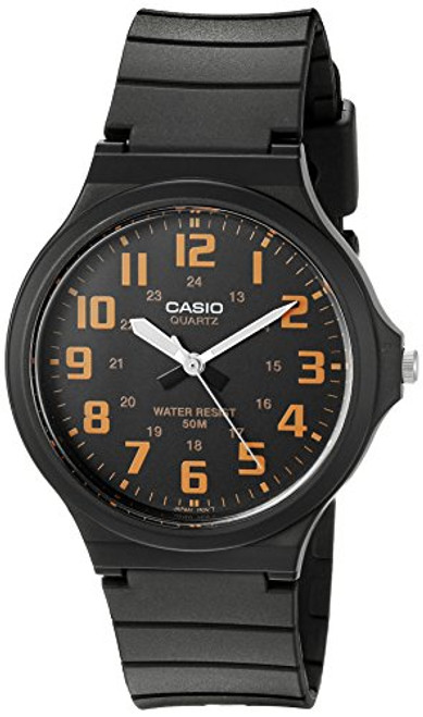 Casio Men's 'Easy To Read' Quartz Black Casual Watch -Model: MW240-4BV-