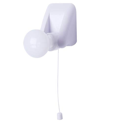 Lurrose Wire LED Bulb Cabinet Lamp Night Light Portable Battery Operated LED Tent Light Self Adhesive Wall Mount Light Lamp for Traveling-Without Batteries-