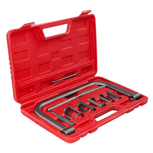 Frombet Auto Valve Spring Compressor C Clamp Tool Set Service Kit for Motorcycle, ATV, Car, Small Engine Vehicle Equipment