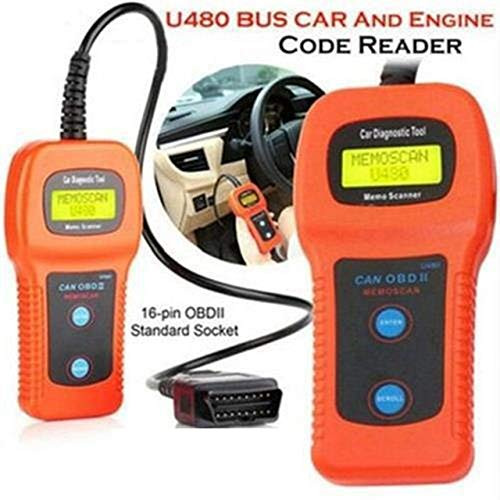 U480 CAN OBDII/EOBDII Bus/Engine Code Reader U480 Code Reader OBD2/OBDII Car or Truck Auto Diagnostic Engine Scanner U480 Memo Scanner