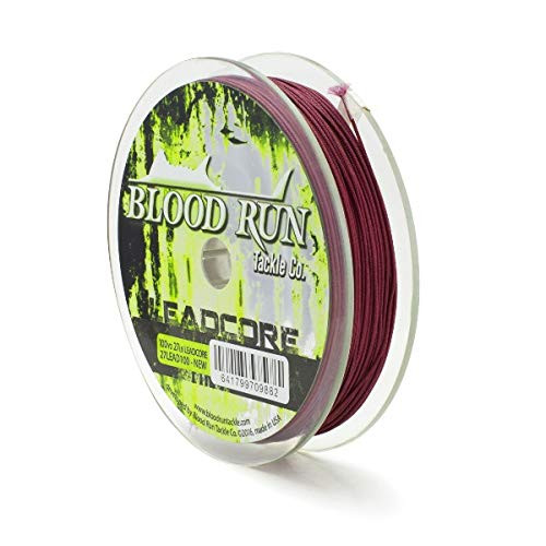 27LB Lead Core 100 YD Trolling Line Blood Run Tackle
