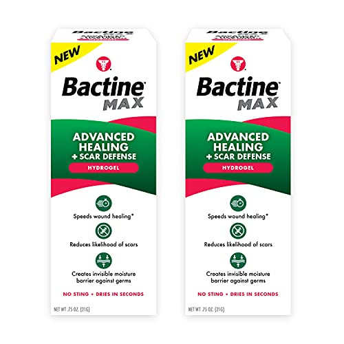 Bactine MAX Advanced Healing  plus Scar Defense Hydrogel, 0.75oz 2 pack