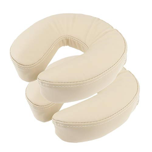 Bonarty Pack of 2 SPA Massage Table Bed Cradle Face Down Pillow Headrest Cushion