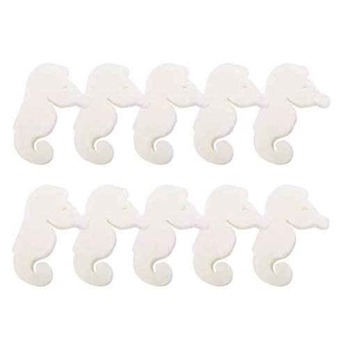 Oil Absorbing Scum Sponge Filter Scum Sponge Dirt Foam Remover Pool Cleaning Hippocampus Shaped for Hot Tub Swimming Pool White 10pcs Oil Absorbing Scum Sponge Filter Scum Sponge Dirt Foam Remover Pool Cleaning Hippocampus Shaped for Hot Tub Swimming Pool White 10pcs