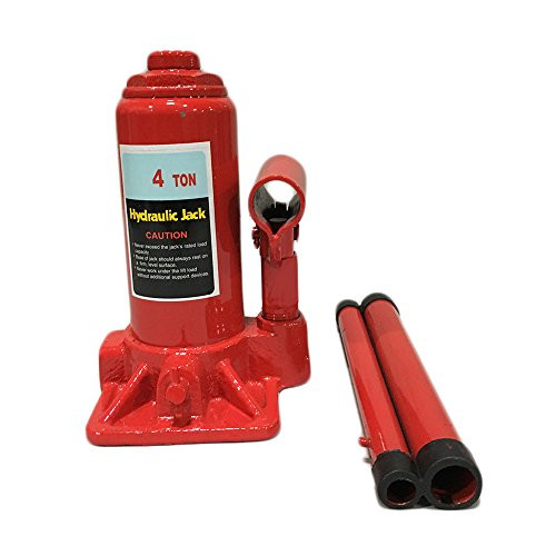 4 Ton Bottle Jack Hydraulic Portable Bottle Jack Heavy Duty Car Repair 8000 lbs