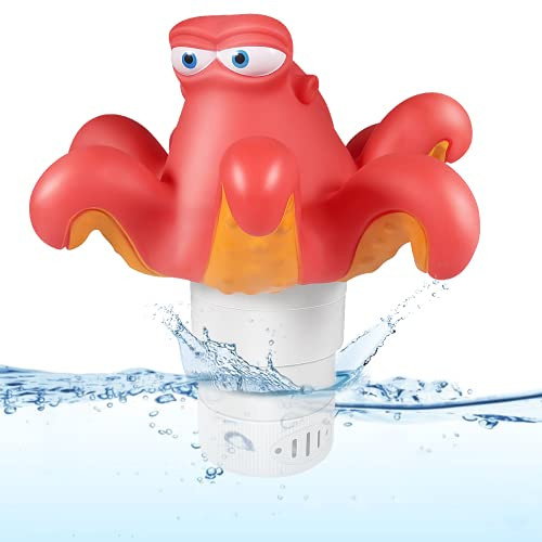 Chlorine Floater, Floating Chlorine Dispenser for Pool, Premium Animal Floating Pool Chlorine Dispenser for Chemical Tablets 3 inch, Tabs Bromine Holder