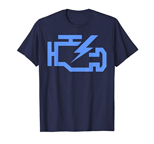 Check Engine Light Symbol Auto Mechanic Funny Car Lover T-Shirt Check Engine Light Symbol Auto Mechanic Funny Car Lover T-Shirt