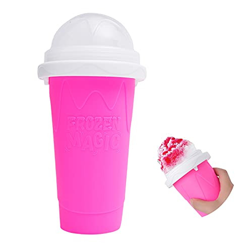 Magic Slushy Maker Squeeze Cup Slushy Maker, Homemade Milk Shake Maker Cooling Cup Squee DIY it for Children and Family Magic Slushy Maker Squeeze Cup Slushy Maker, Homemade Milk Shake Maker Cooling Cup Squee DIY it for Children and Family