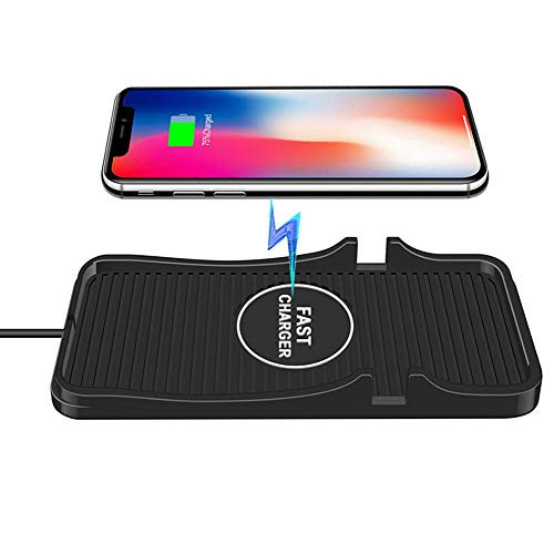Wireless car Charger, 10W Wireless Charging Mat Pad for Car, Dashboard Phone Mount, Anti-Skid Car Charging Stations for iPhone and Samsung Qi Enabled Devices Wireless car Charger, 10W Wireless Charging Mat Pad for Car, Dashboard Phone Mount, Anti-Skid Car Charging Stations for iPhone and Samsung Qi Enabled Devices