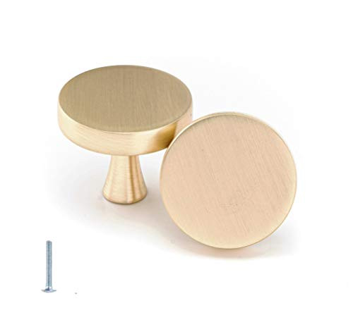 Linkaa Cabinet Knobs Gold knobs Brushed Brass Gold Drawer Pulls Dressers for Bedroom,Gold Cabinet Pulls for Bathroom Cabinet Kitchen Cabinet,Cabinet Handles Dresser Knobs,Drawer Pulls and Knob.