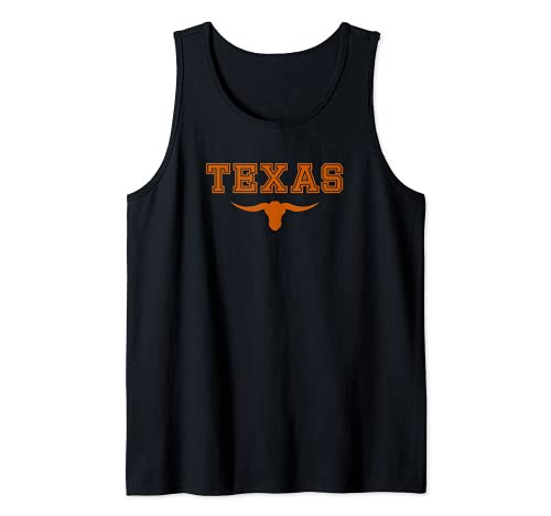 Texas Lone Star State Pride Long Horn Gift Tank Top