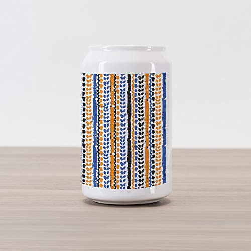 Ambesonne Tribal Cola Can Shape Piggy Bank, Watercolor Chevron Zigzags with Brush Strokes Herringbone Lines, Ceramic Cola Shaped Coin Box Money Bank for Cash Saving, Navy Blue Orange Black Ambesonne Tribal Cola Can Shape Piggy Bank, Watercolor Chevron Zigzags with Brush Strokes Herringbone Lines, Ceramic Cola Shaped Coin Box Money Bank for Cash Saving, Navy Blue Orange Black