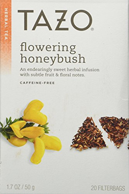 Tazo Honeybush Herbal Infusion Tea, Caffeine Free, 20-Count Tea Bags (Pack of 6) Tazo Honeybush Herbal Infusion Tea, Caffeine Free, 20-Count Tea Bags (Pack of 6)