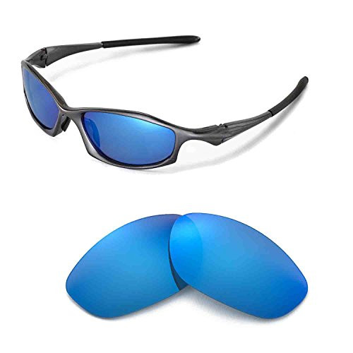 Walleva Replacement Lenses for Oakley Hatchet Wire Sunglasses - Multiple Options Available -Ice Blue Coated - Polarized-