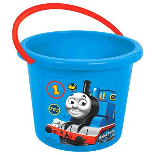Amscan Thomas The Tank Engine Party Jumbo Favor Bucket, Blue/Red, 7" x 9 1/4"