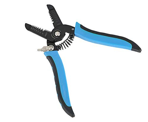 10-22 AWG wire stripper, multi-function wire stripper, electrician household wire stripper -blue-