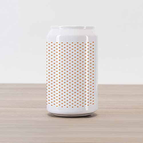 Ambesonne Orange Cola Can Shape Piggy Bank, Little Orange Polka Dots on Blank Backdrop Spotted Tile Pattern Retro Style Print, Ceramic Cola Shaped Coin Box Money Bank for Cash Saving, Orange White Ambesonne Orange Cola Can Shape Piggy Bank, Little Orange Polka Dots on Blank Backdrop Spotted Tile Pattern Retro Style Print, Ceramic Cola Shaped Coin Box Money Bank for Cash Saving, Orange White