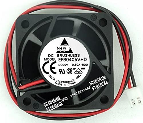 Davitu Remote Controls - For Delta Electronics EFB0405VHD Server Cooling Fan DC 5V 0.50A 40X40X20mm 3-wire