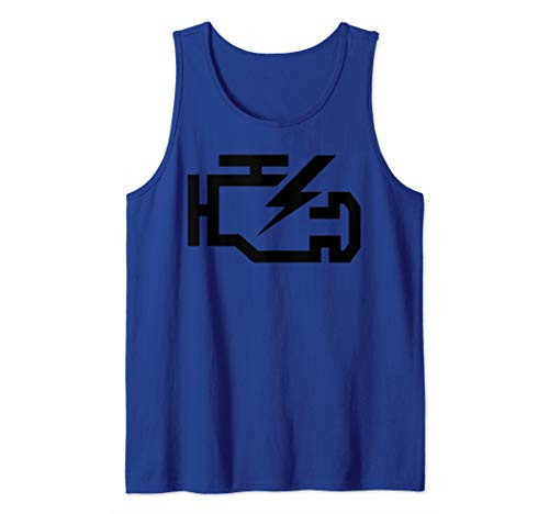 Check Engine Light Symbol Funny Auto Mechanic for men women Tank Top Check Engine Light Symbol Funny Auto Mechanic for men women Tank Top