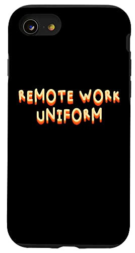 iPhone SE -2020- / 7 / 8 Remote Work Uniform Funny Work From Home Humor WFH Employee Case