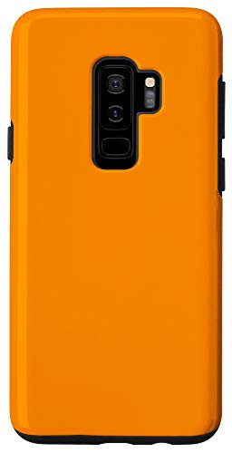 Galaxy S9 plus Dark Orange Color Phone Cover Case