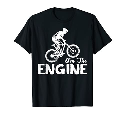 Funny Cycling I Am The Engine Bike Cyclist Bicycle Riding T-Shirt