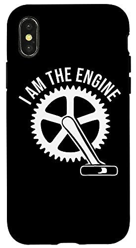 iPhone X/XS I Am The Engine Mountain Bike Gear MTB Rider Cyclist Jersey Case
