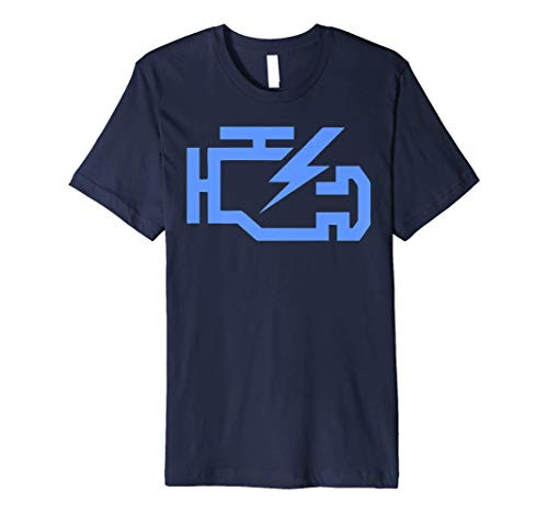 Check Engine Light Symbol Auto Mechanic Funny Car Lover Premium T-Shirt Check Engine Light Symbol Auto Mechanic Funny Car Lover Premium T-Shirt