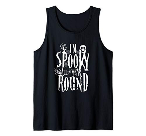 I'm Spooky All Year Round Funny Goth Halloween Tank Top
