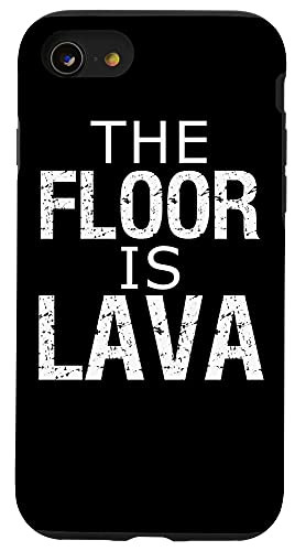 iPhone SE -2020- / 7 / 8 Funny Rock Climbing Climber Bouldering The Floor Is Lava Case