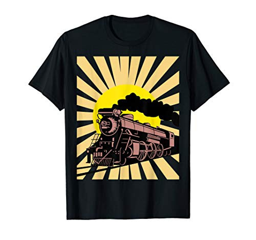Retro Vintage Train Gift - Steam Engine Locomotive Railway Retro Vintage Train Gift - Steam Engine Locomotive Railway
