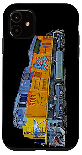 iPhone 11 Freight Train Union Pacific Engine Case