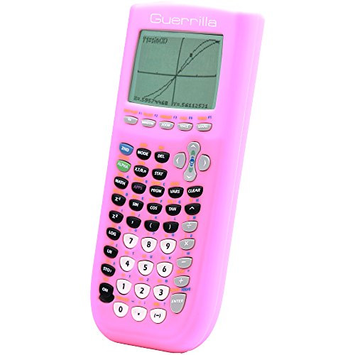 Guerrilla Silicone Case for Texas Instruments TI-84 Plus Graphing Calculator, Pink Guerrilla Silicone Case for Texas Instruments TI-84 Plus Graphing Calculator, Pink