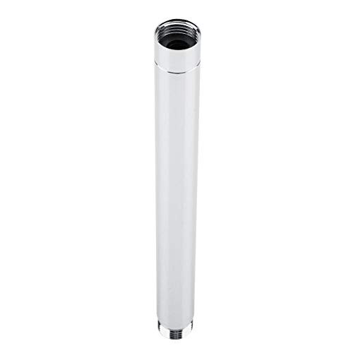 Shower Head Extension Arm, Shower Head Raise Shower Extension Pipe Stainless Steel Shower Tube 8inch Shower Extension Tube, Shower Arm Extender Shower Arm Extension Round Shower Extension