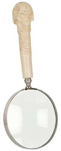 Instook 10X Handheld Magnifier Antique Stylish Handle Magnifier Reading Magnifying Glass for Reading Book, Inspection, Coins, Insects, Rocks, Map, Crossword Puzzle