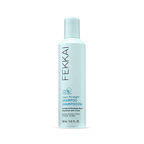 FEKKAI Super Strength Shampoo, Damage and Breakage Repair, Natural and Clean, Vegan, Sulfate Free -8.5 oz- FEKKAI Super Strength Shampoo, Damage and Breakage Repair, Natural and Clean, Vegan, Sulfate Free -8.5 oz-