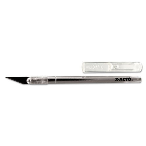 Light-Duty Aluminum Handle Knife w/Replaceable 11 Blade, Safety Cap, Sold as 1 Each, 15PACK , Total 15 Each