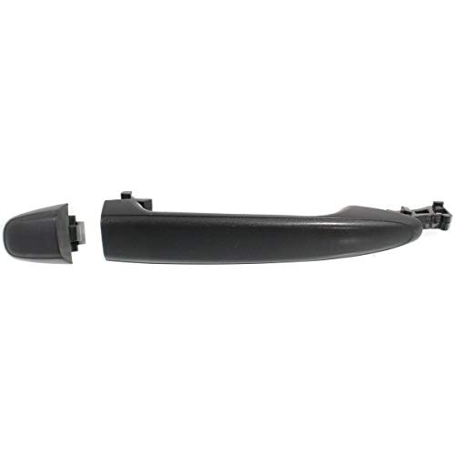 Exterior Door Handle Compatible with 2007-2011 Toyota Camry 2005-2012 Tacoma Front RH Black