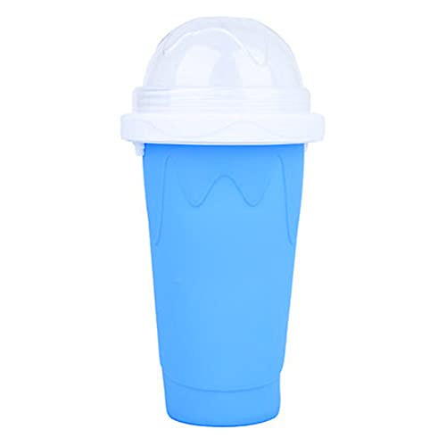 Slushy Maker Cup DIY Smoothie Ice Cream Quick Frozen Cup Magic Cooling Maker Cup Milkshake Making Squeeze Cup Portable Smoothie Mug Blue Slushy Maker Cup DIY Smoothie Ice Cream Quick Frozen Cup Magic Cooling Maker Cup Milkshake Making Squeeze Cup Portable Smoothie Mug Blue