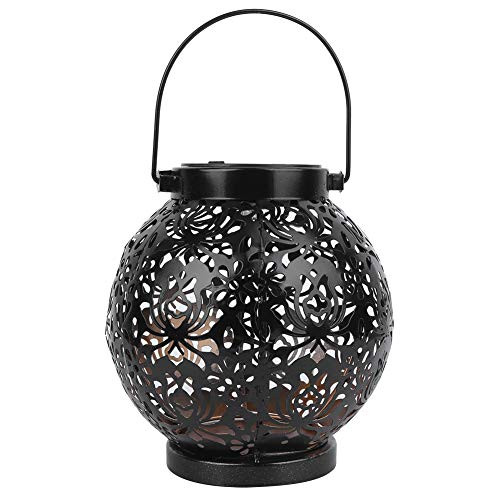 KIRSTHM Solar Lights Hanging Outdoor Solar Lanterns Waterproof Hanging Solar Table Lamps Solar Garden Lights Decoration Light Handle Tree Lighting for Pathway Fence