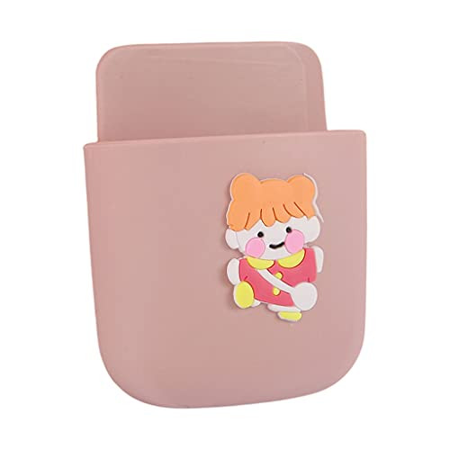 Guizhou Plastic Cartoon Wall Mounted Storage Box Remote Control Organizer Mobile Phone Plug Hanging Bracket Multifunctional Holder Stand