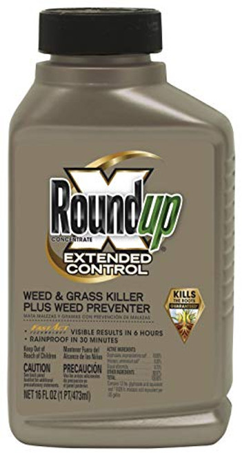 Roundup 5720010 070183572007 Extended Control Grass Killer Plus Weed Preventer II, 16-Ounce