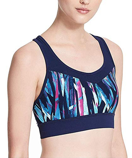 Calvin Klein Performance Womens Yoga Fitness Sports Bra Navy M