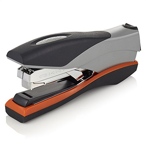 Swingline Stapler, Optima 40, Full Strip, Desktop Stapler, 40 Sheet Capacity, Reduced Effort Stapler for Office Desk Accessories and Home Office Supplies, Orange/Silver/Black, Full Size -87845-
