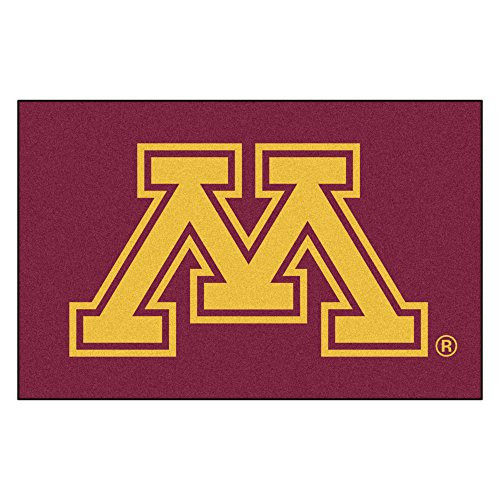 FANMATS NCAA University of Minnesota Golden Gophers Nylon Face Starter Rug