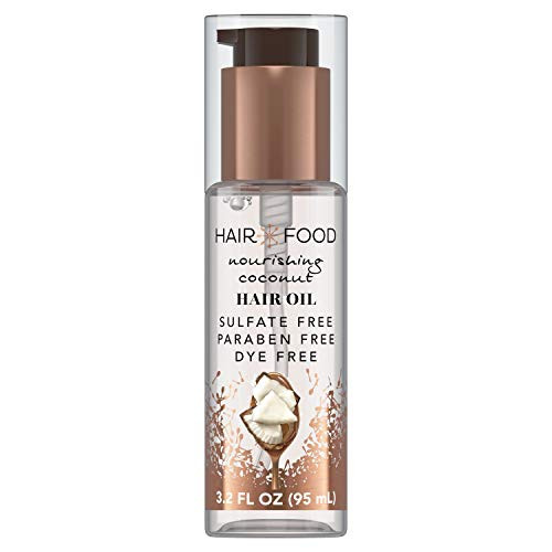 Sulfate Free Hair Oil Dye Free Smoothing and Nourishing Treatment, Coconut, Hair Food, 3.2 FL OZ Sulfate Free Hair Oil Dye Free Smoothing and Nourishing Treatment, Coconut, Hair Food, 3.2 FL OZ