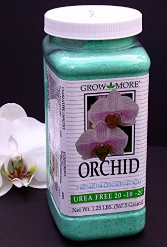 GROW MORE UREA FREE Orchid Fertilizer 20-10-20 ~ 1.25 lb. Jar ;-supply: tindara1; TRYK19182143479262