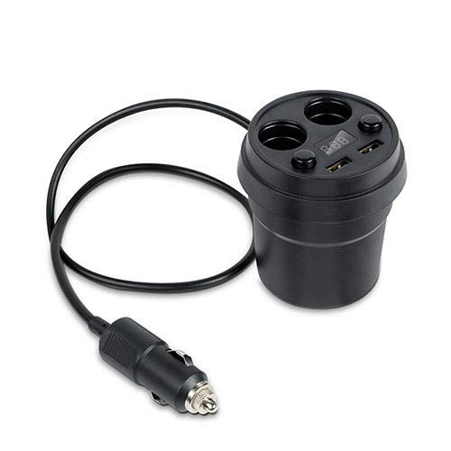 Dual Car Cigarette Lighter Socket Splitter Dual USB Charger Power Adapter Outlet