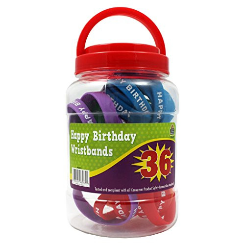 Teacher Created Resources TCR6577 Happy Birthday Wristband (Pack of 36)